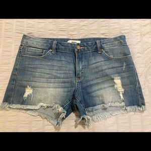 JBD denim cut off shorts, size 30